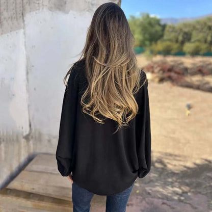 Véronique | Blusa de manga larga de corte holgado