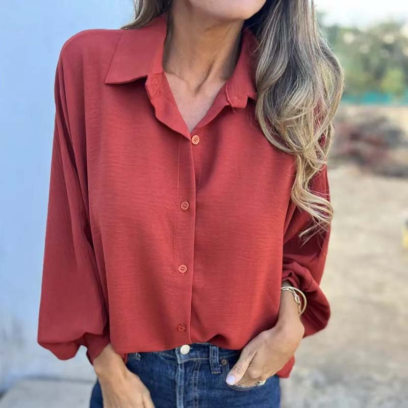 Véronique | Blusa de manga larga de corte holgado