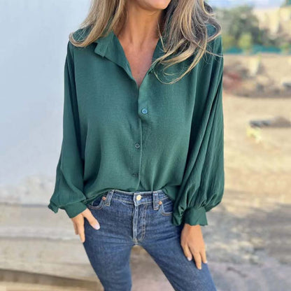 Véronique | Blusa de manga larga de corte holgado