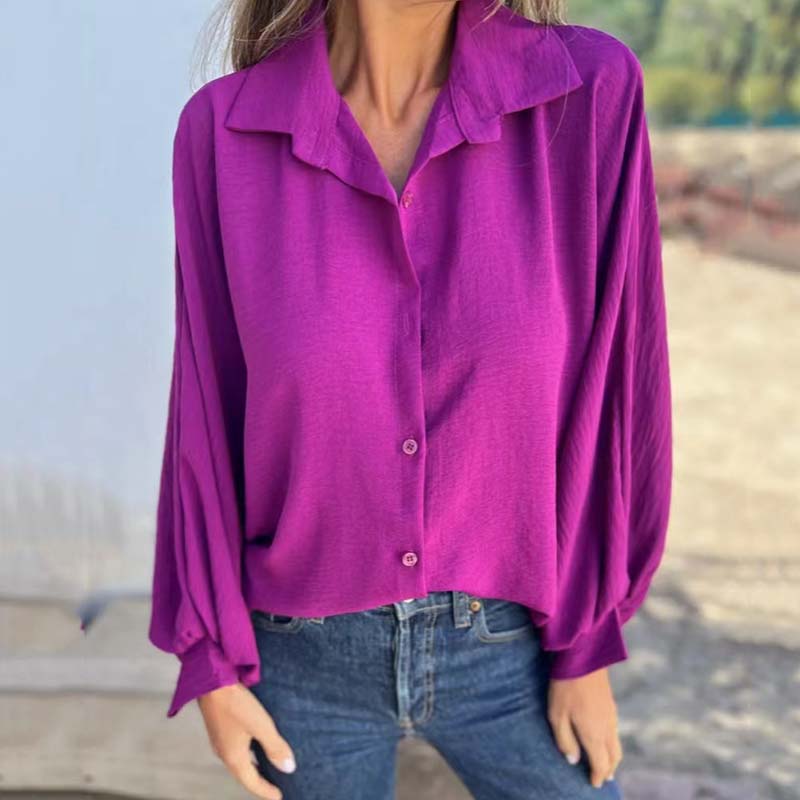Véronique | Blusa de manga larga de corte holgado