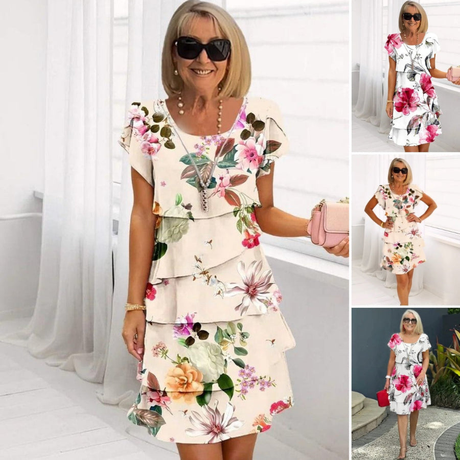 Lyra - Vestido de Elegancia Floral Graciosa