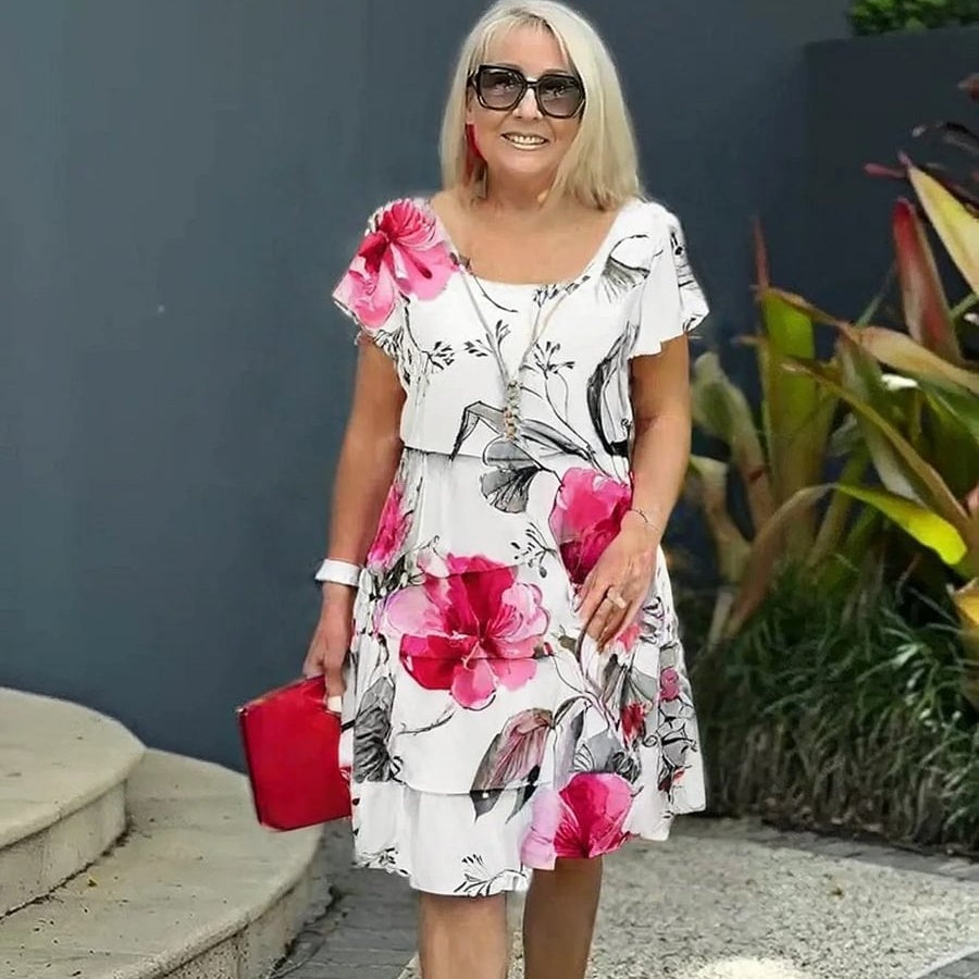 Lyra - Vestido de Elegancia Floral Graciosa