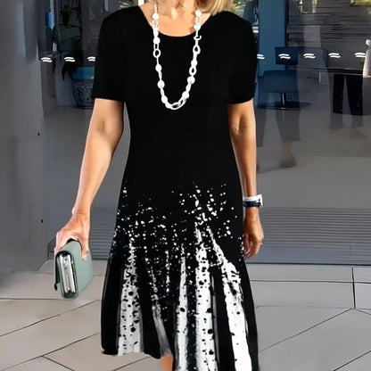 Dollie | Vestido plisado para mujer con bloques de color