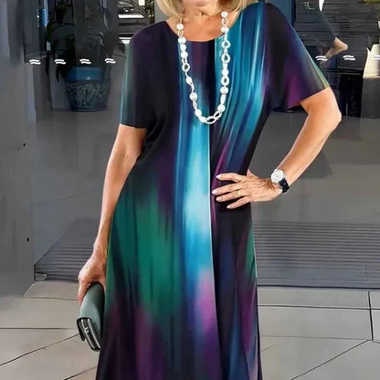 Dollie | Vestido plisado para mujer con bloques de color