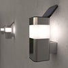 Lámpara de pared de acero inoxidable solar para exteriores