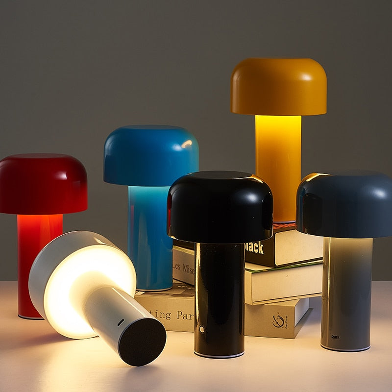 Table Lamp with Modern Cordless Design