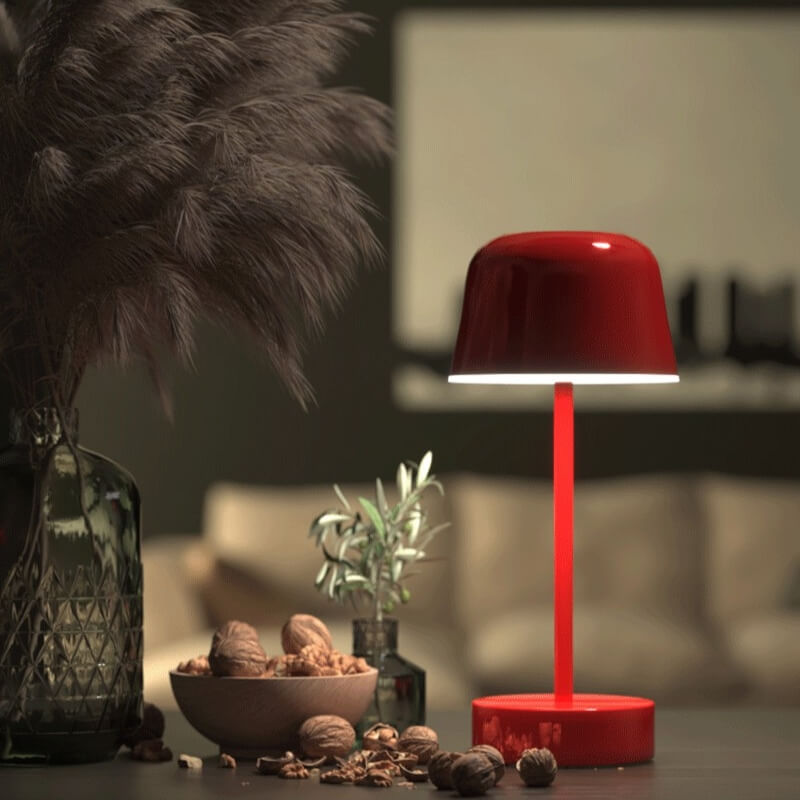 Lámpara de mesa con diseño moderno de metal regulable