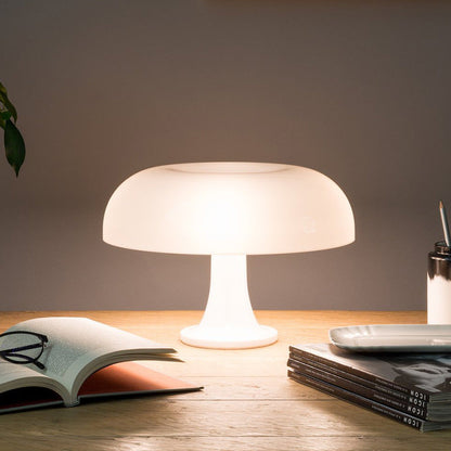 Table Lamp with Minimalist Mushroom Design