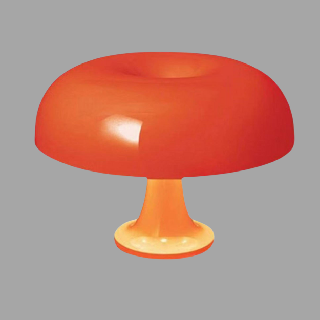 Table Lamp with Minimalist Mushroom Design