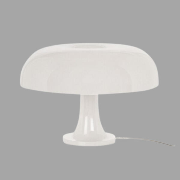Table Lamp with Minimalist Mushroom Design