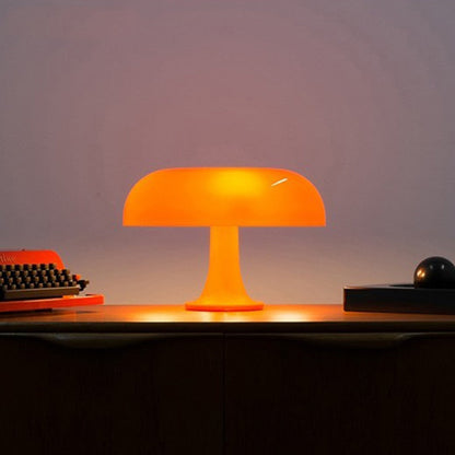Table Lamp with Minimalist Mushroom Design