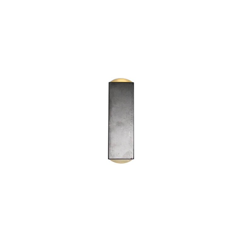 Lámpara de pared moderna negra para exterior con luz LED