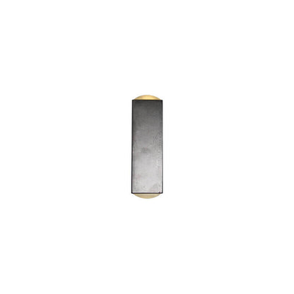 Lámpara de pared moderna negra para exterior con luz LED
