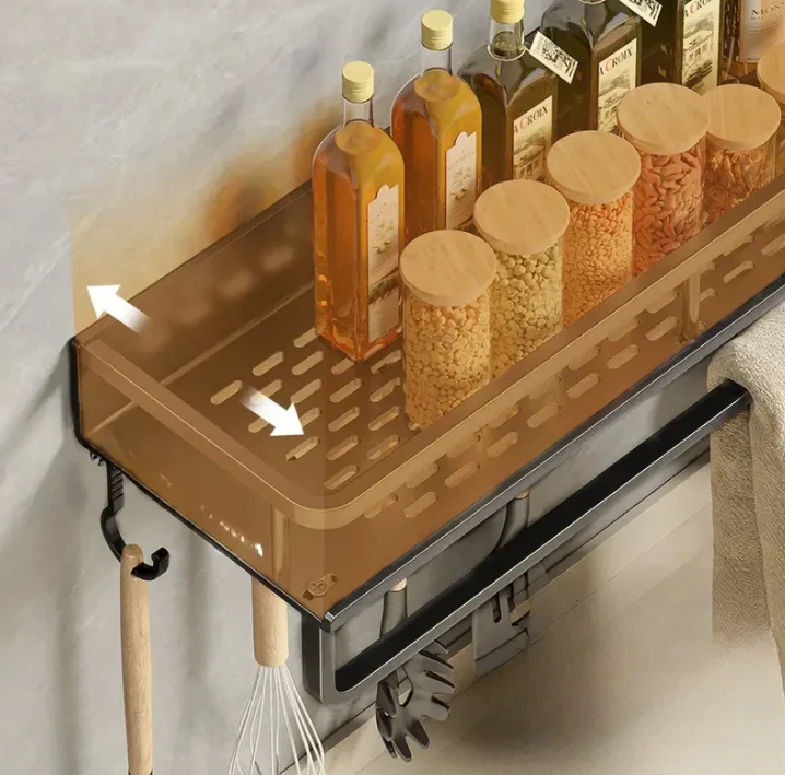 Kitchen Wall Storage Shelf Tower Trail