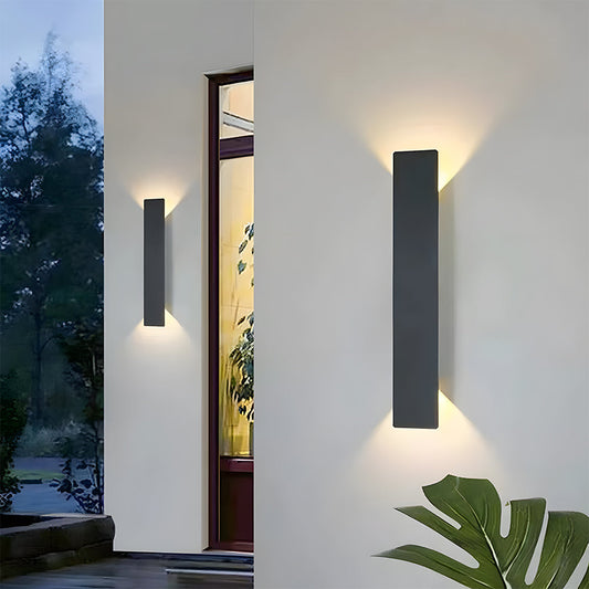 Lámpara de pared exterior con diseño moderno impermeable
