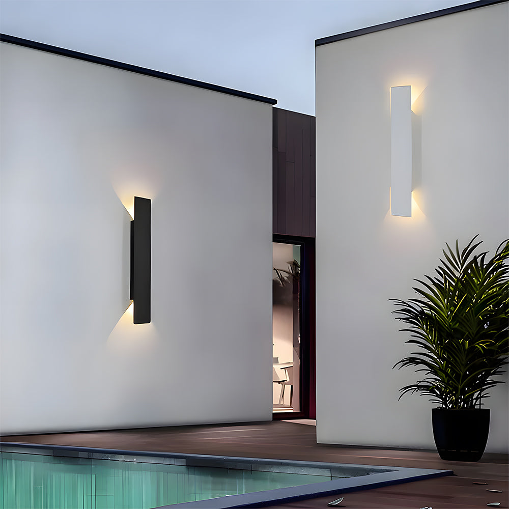 Lámpara de pared exterior con diseño moderno impermeable