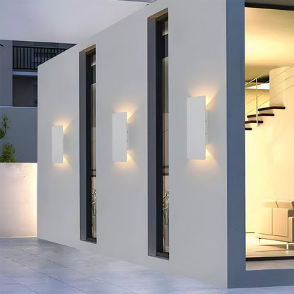 Lámpara de pared exterior con diseño moderno impermeable