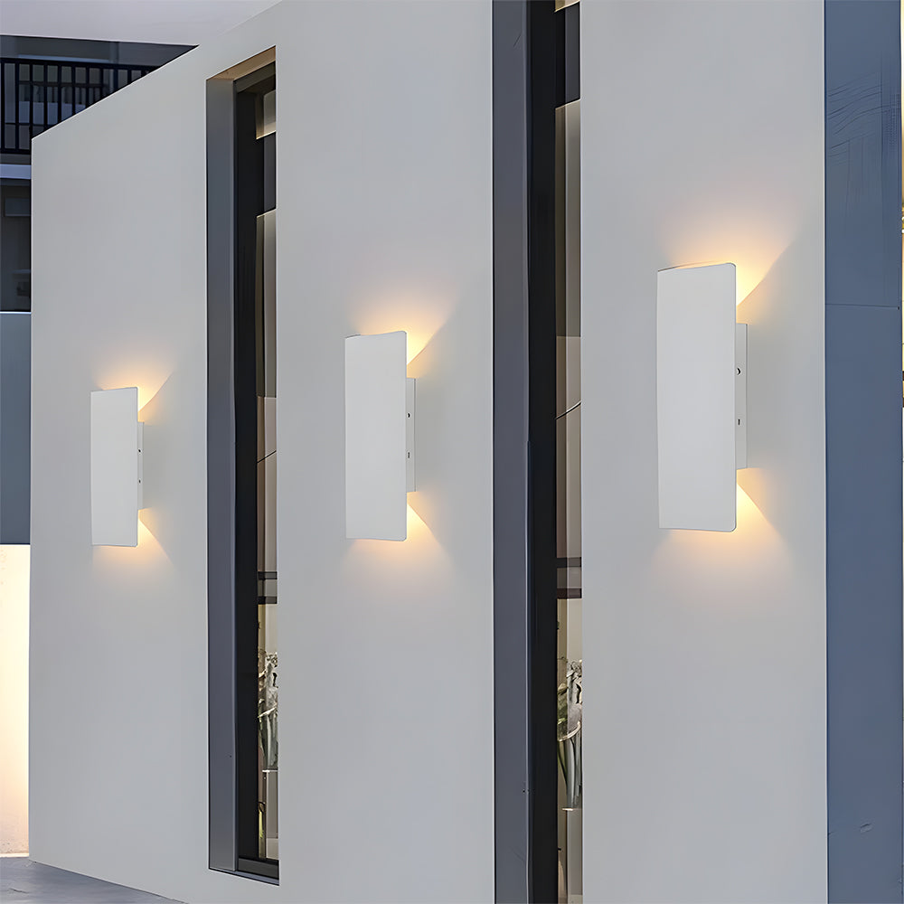 Lámpara de pared exterior con diseño moderno impermeable