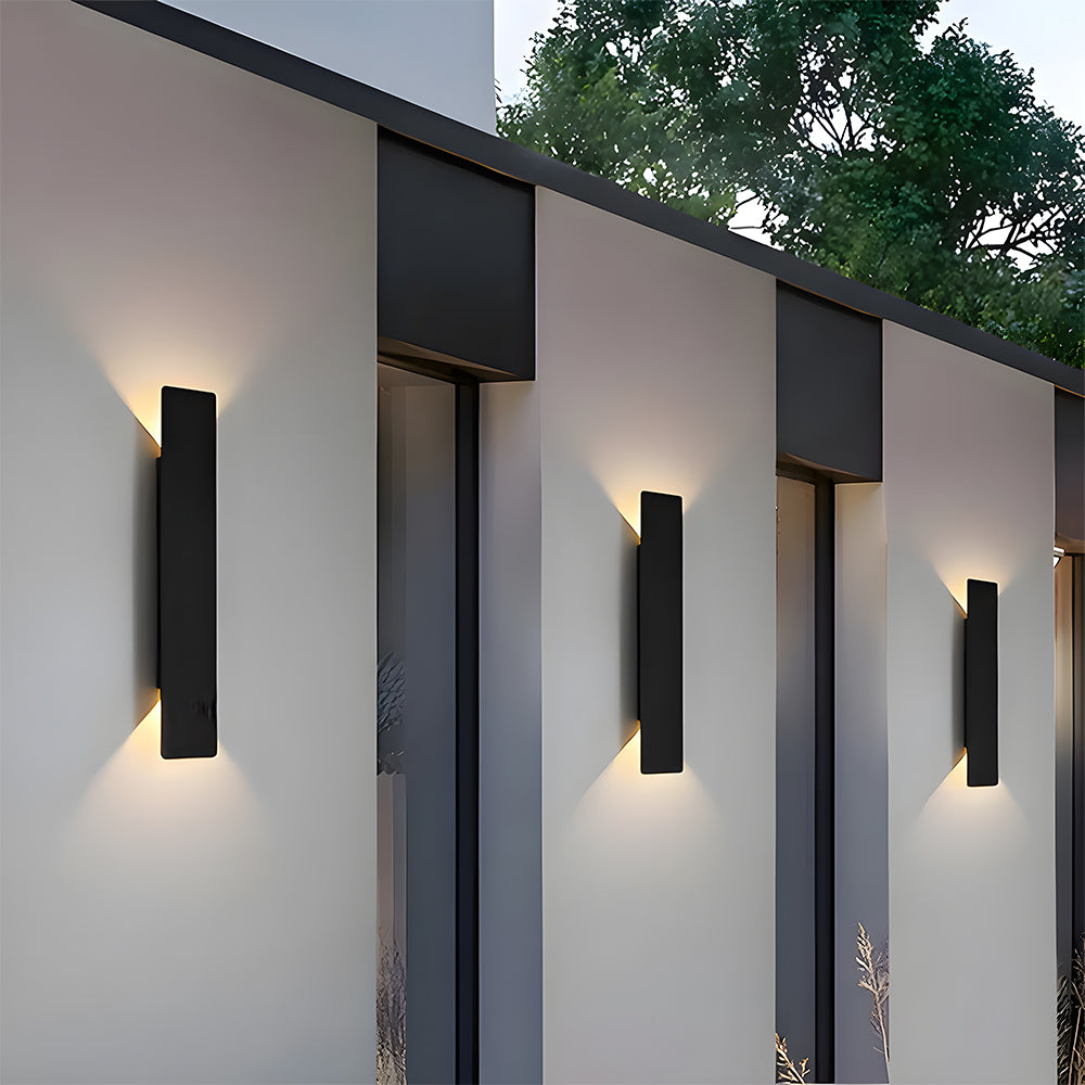 Lámpara de pared exterior con diseño moderno impermeable