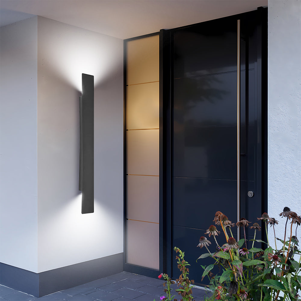 Lámpara de pared exterior con diseño moderno impermeable