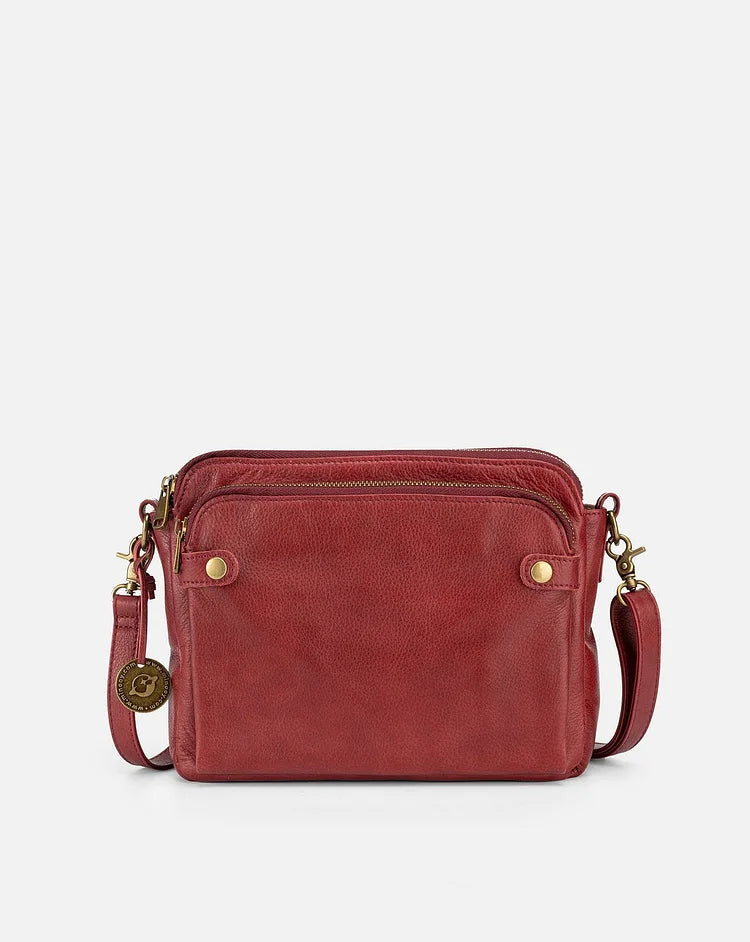 Isabella - Bolsa de cuero cruzada Elegance