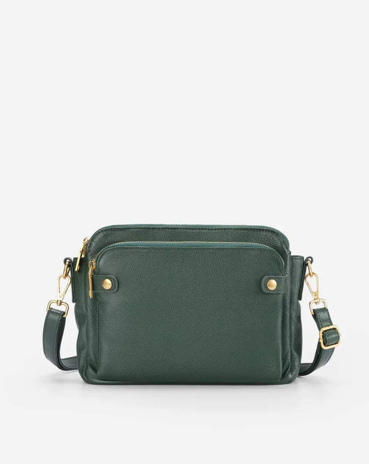 Isabella - Bolsa de cuero cruzada Elegance