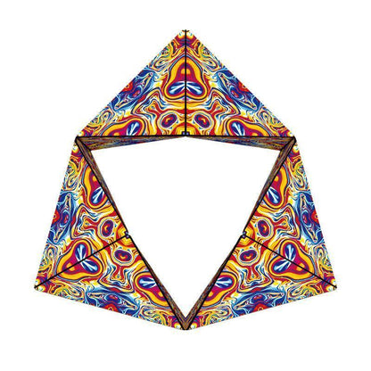Cubo de rompecabezas magnético plegable juguete antiestrés