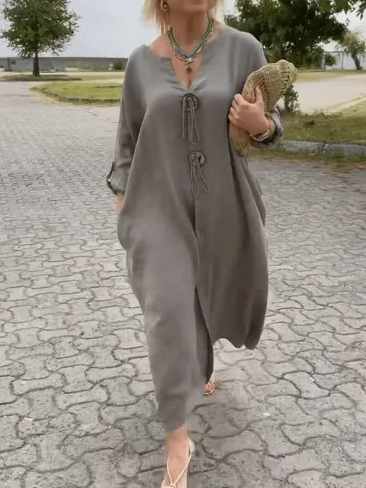 Bess - Vestido Túnica Relajado a la Moda