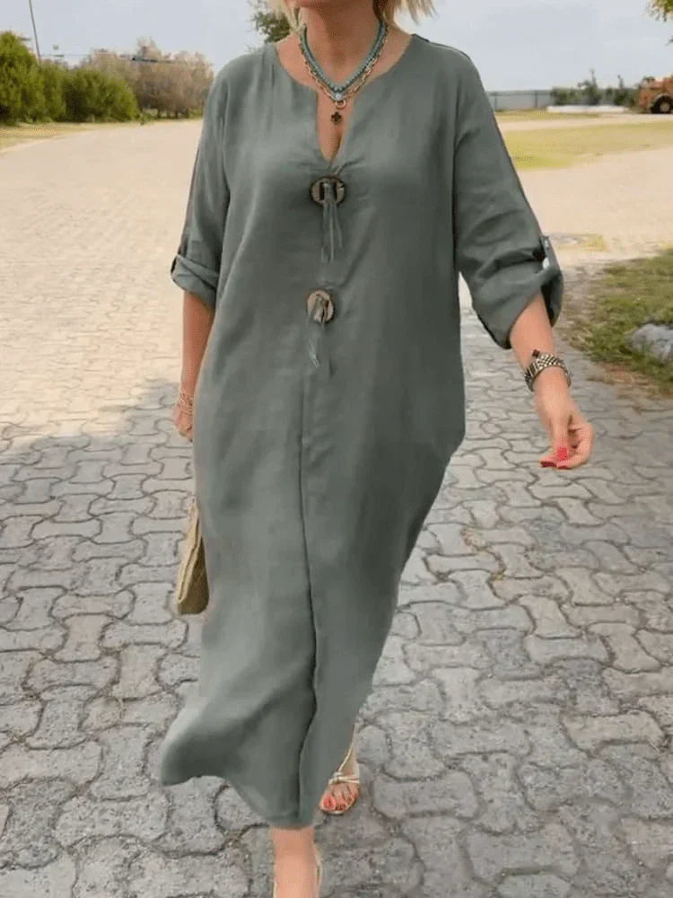 Bess - Vestido Túnica Relajado a la Moda
