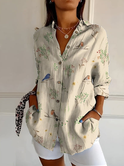 Rona | Blusa Casual Impresa
