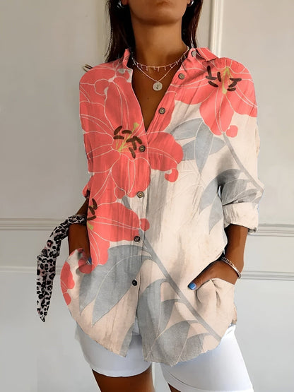 Rona | Blusa Casual Impresa
