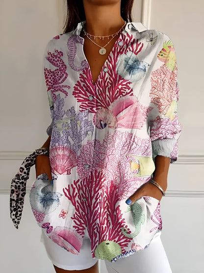 Rona | Blusa Casual Impresa