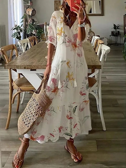 Vestido Boho de Cobertura para el Abdomen Dana