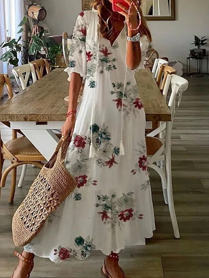 Vestido Boho de Cobertura para el Abdomen Dana