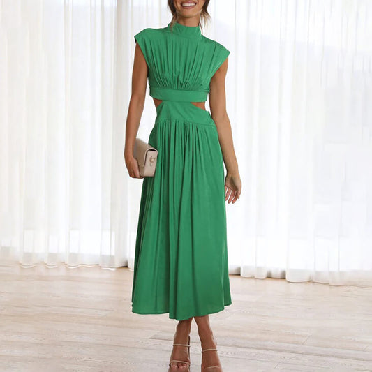 Vestido elegante Emilia de cuello alto