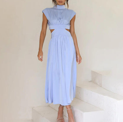 Vestido elegante Emilia de cuello alto