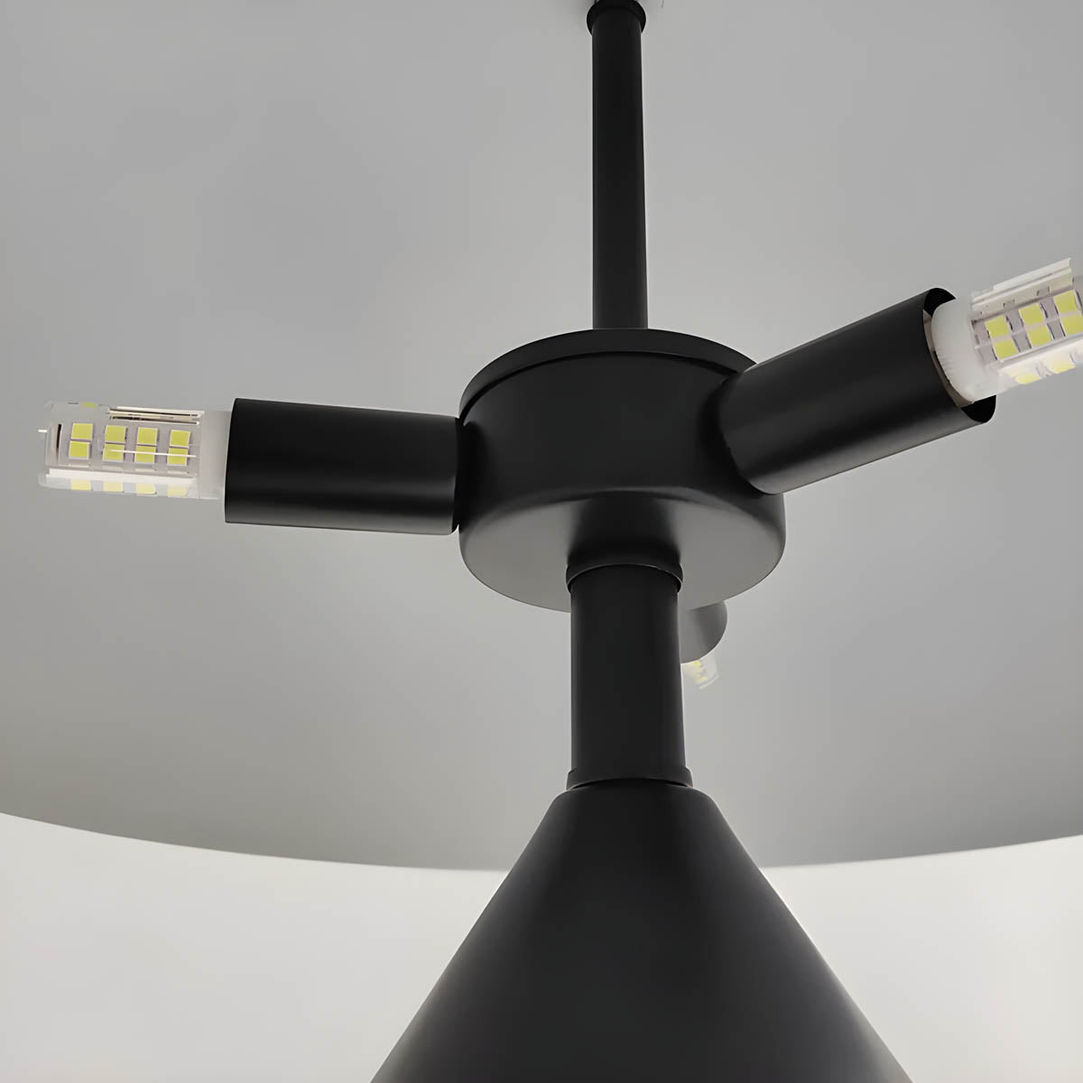 Table Lamp Metal Vintage Style Light