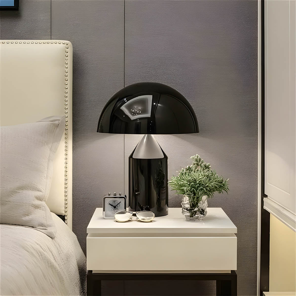 Table Lamp Metal Vintage Style Light