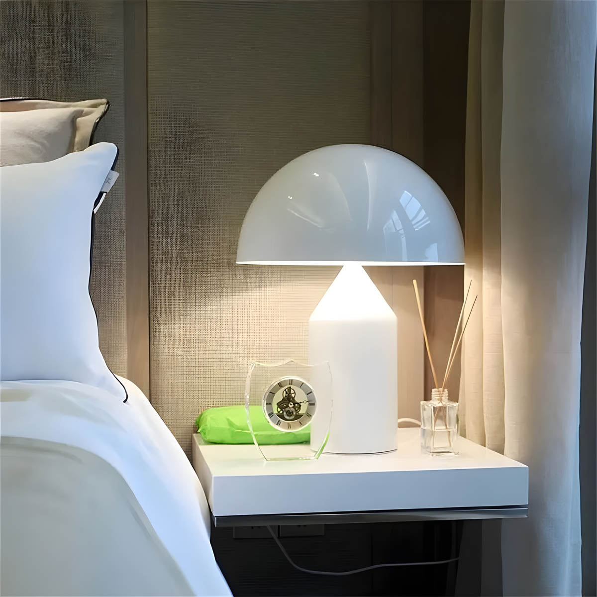 Table Lamp Metal Vintage Style Light