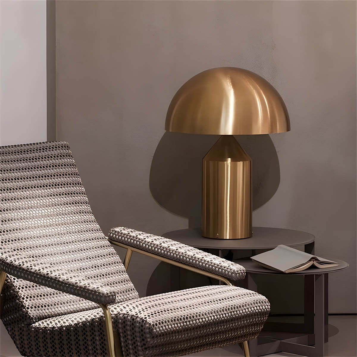 Table Lamp Metal Vintage Style Light