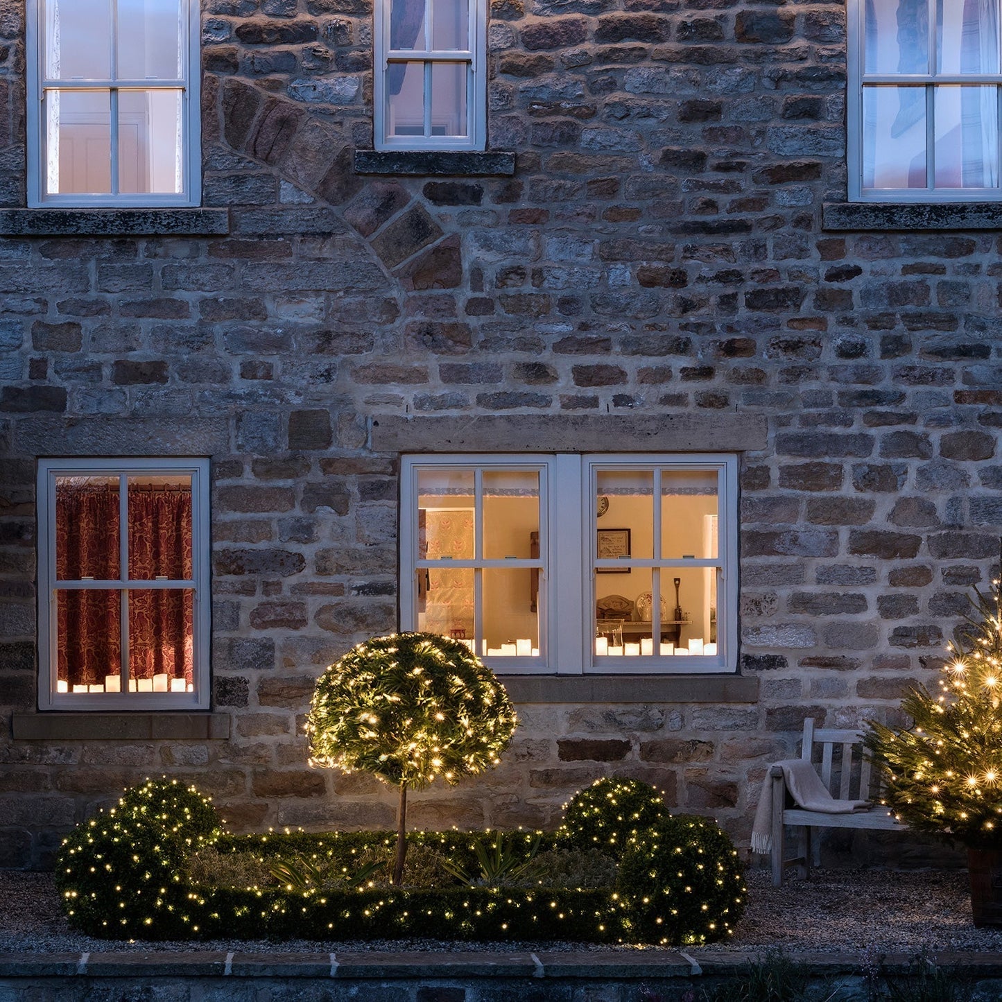 Decoraciones de Navidad Luces de Hadas para Exterior