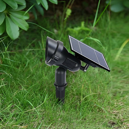 Foco solar ajustable LED para jardín exterior