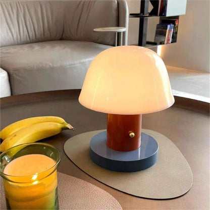 Lámpara de mesa moderna LED diseño de hongo