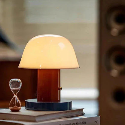 Lámpara de mesa moderna LED diseño de hongo