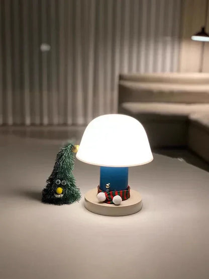 Lámpara de mesa moderna LED diseño de hongo