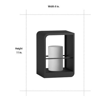 Outdoor Solar Garden Lantern with LED Light