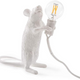 White Standing Mouse