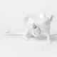 White Lying Mouse