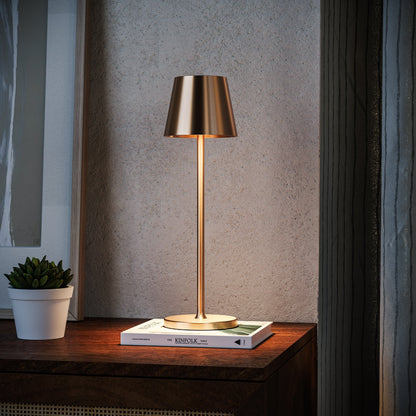 Table Lamp with Wireless Dimmable LED Light