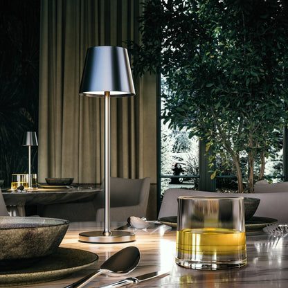 Table Lamp with Wireless Dimmable LED Light